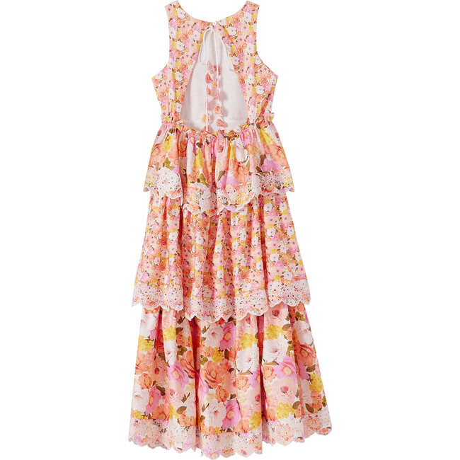 Blossom Embroidered Maxi Dress, Floral - Dresses - 4