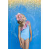 Nani Sleeveless One-Piece Swimsuit, Blue - One Pieces - 2