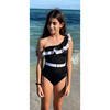 Oila Sleeveless One-Piece Swimsuit, Black - One Pieces - 2