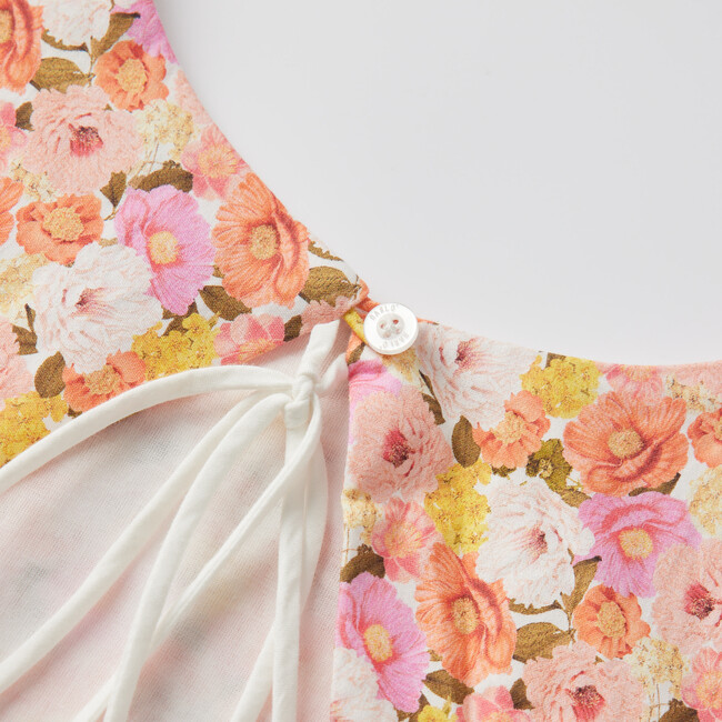 Blossom Embroidered Maxi Dress, Floral - Dresses - 8