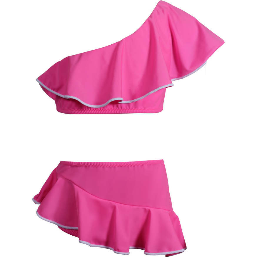 Loren Sleeveless Two-Piece Bikini, Pink - Two Pieces - 1