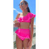 Loren Sleeveless Two-Piece Bikini, Pink - Two Pieces - 2