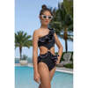 Juliana Sleeveless One-Piece Swimsuit, Black - One Pieces - 3