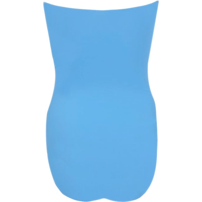 Bluebell Strapless One-Piece Swimsuit, Blue & White - One Pieces - 3