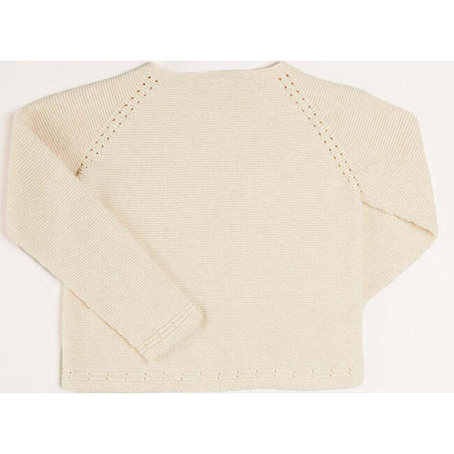 Plain Cardigan, Cream - Cardigans - 4