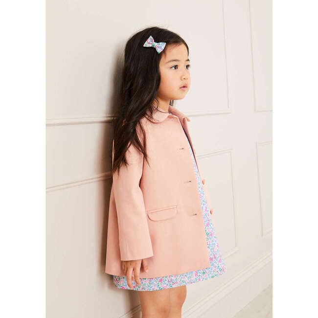 Peter Pan Collar Swing Coat, Pink - Sweaters - 3