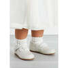 Mary Jane Leather Baby Shoes, Ivory - Mary Janes - 3