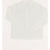 Linen Mao Collar Long Sleeve Shirt, White - Shirts - 5