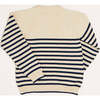 Whale Intarsia Striped Jumper, Blue - Sweaters - 4