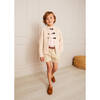 Toggle Fastening Cardigan, Beige - Coats - 2