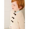 Toggle Fastening Cardigan, Beige - Coats - 4