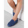 Suede Loafers, French Blue - Loafers - 2