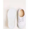 Canvas Plimsolls, White - Sneakers - 5