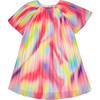Pleated Chiffon Dress, Rainbow - Dresses - 1 - thumbnail