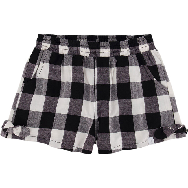 Short With Knots, Vichy Black And White