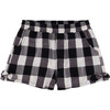 Short With Knots, Vichy Black And White - Shorts - 1 - thumbnail