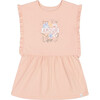 Tunic With Frills, Blush Pink - Shirts - 1 - thumbnail