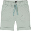 Stretch Twill Short, Sage Green - Shorts - 1 - thumbnail