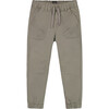 Stretch Twill Jogger Pants, Castor Gray - Pants - 1 - thumbnail