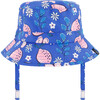 Beach Hat, Royal Blue Printed Pink Lemon - Hats - 1 - thumbnail