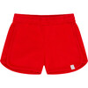 French Terry Short, True Red - Shorts - 1 - thumbnail