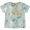 Organic Cotton T-Shirt, Green Jungle Leaves Print - T-Shirts - 1 - thumbnail