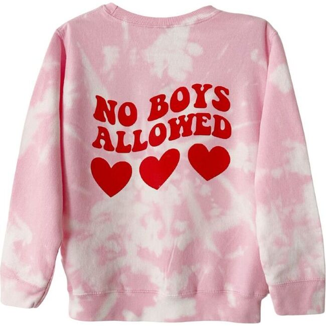 No Boys Allowed Sweatshirt, Pink