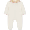 Liberty Collar Footed Pajamas, Cream - Pajamas - 5