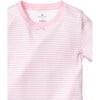 Snug Fit Short Set, Pink Stripes - Pajamas - 2