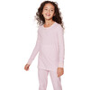 Snug Fit Pajama Set, Pink Stripes - Pajamas - 4