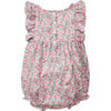 Ruffled Romper, Fleurs de Rose - Rompers - 2