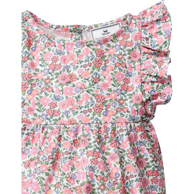 Ruffled Romper, Fleurs de Rose - Rompers - 3