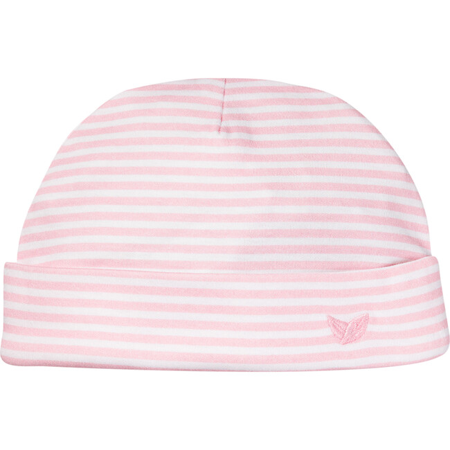 Pima Cotton Baby Hat, Pink Stripes