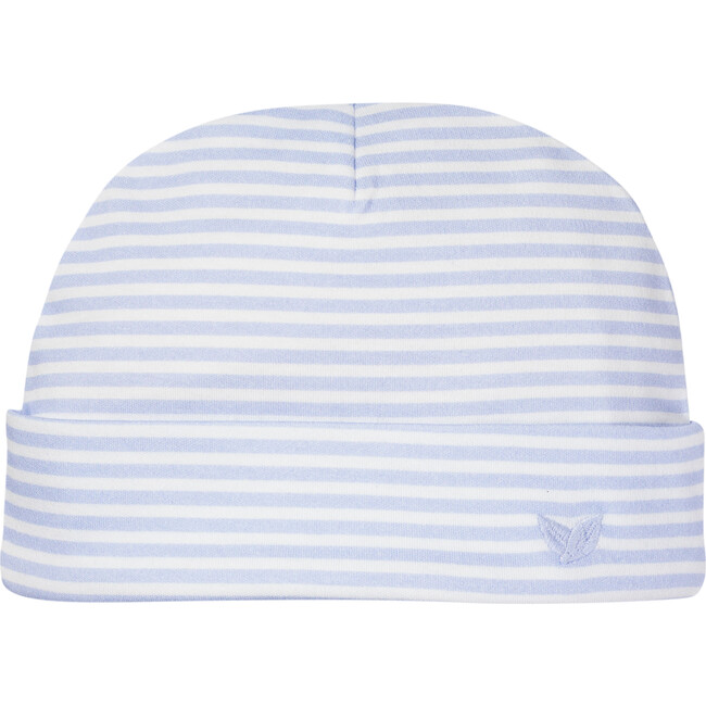 Pima Cotton Baby Hat, Blue Stripes