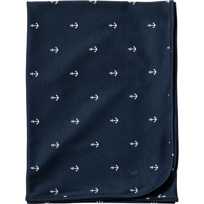 Pima Cotton Baby Blanket, Portsmouth Anchors