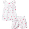 Amelie Short Set, Flamingos - Pajamas - 1 - thumbnail