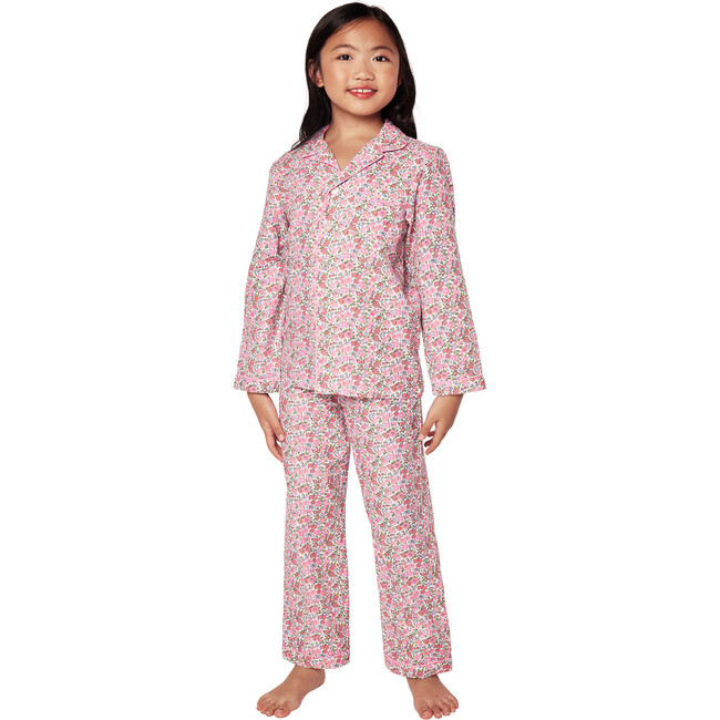 Pajama Set, Fleurs de Rose - Pajamas - 4