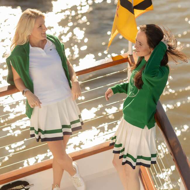 Prep School Pullover, Huntington Green - Sweaters - 3