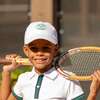 Henley Polo, Wimbledon White with Green & Navy Stripe - Polo Shirts - 2