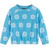 White Daisy Terry Sweatshirt & Shorts Set - Mixed Apparel Set - 3