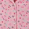Two Piece Pajama Set, Pink Floral - Pajamas - 3