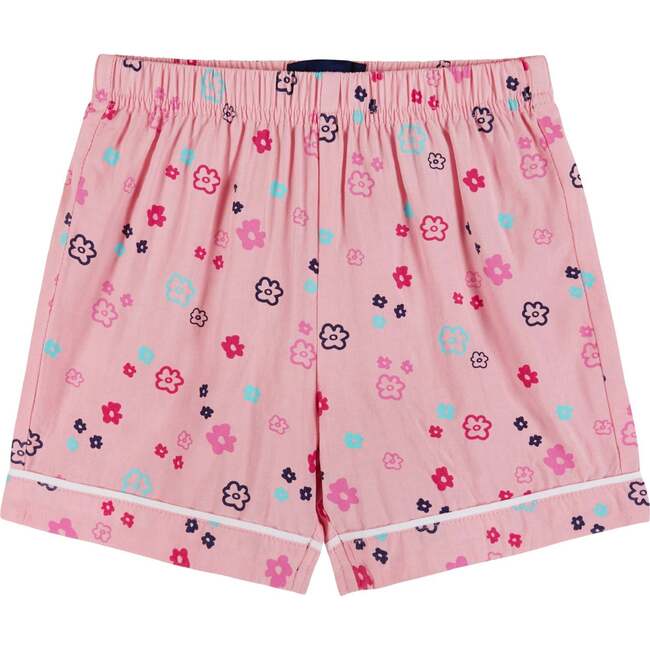 Two Piece Pajama Set, Pink Floral - Pajamas - 5