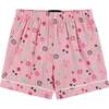 Two Piece Pajama Set, Pink Floral - Pajamas - 5