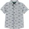 Short Sleeve Knit Buttondown and Shorts Set, Scooters - Mixed Apparel Set - 3
