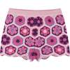 Pink Woven Top & Crochet Short Set - Mixed Apparel Set - 4