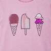 Print Nep Tee & Tiered Skirt Set, Ice Cream - Mixed Apparel Set - 3