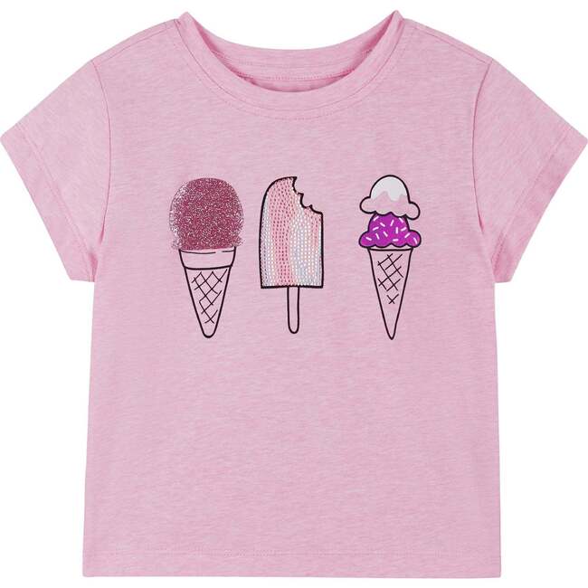 Print Nep Tee & Tiered Skirt Set, Ice Cream - Mixed Apparel Set - 4