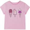 Print Nep Tee & Tiered Skirt Set, Ice Cream - Mixed Apparel Set - 4