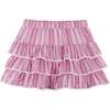 Pink Stripe Top & Tiered Ruffle Skirt Set - Mixed Apparel Set - 4