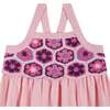 Pink Crochet Bodice Dress - Dresses - 3